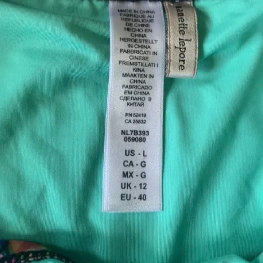 Nanette Lepore Habanera Siren Swim Bottom size L - Picture 7 of 10